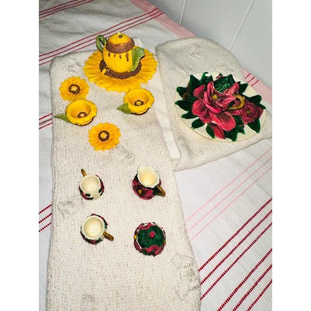 Floral Mini Tea Set Bundle of 2